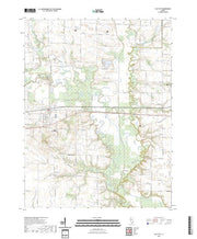 US Topo 7.5-minute map for Clay City IL