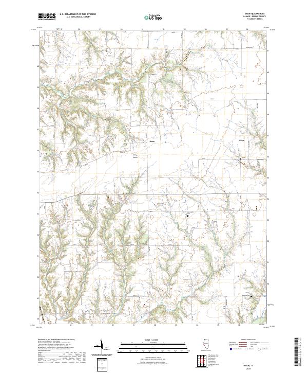 US Topo 7.5-minute map for Daum IL