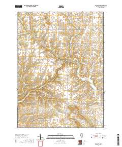 USGS US Topo 7.5-minute map for Elizabeth NE IL 2021