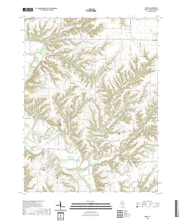 US Topo 7.5-minute map for Erwin IL