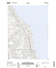 US Topo 7.5-minute map for Evanston IL