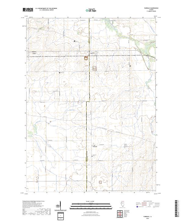 US Topo 7.5-minute map for Fairdale IL