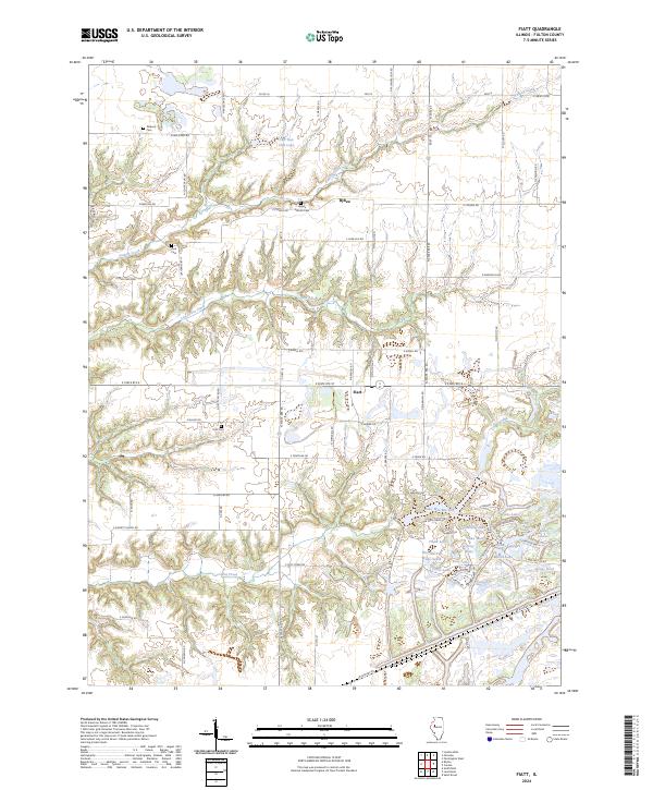 US Topo 7.5-minute map for Fiatt IL