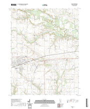 US Topo 7.5-minute map for Flora IL