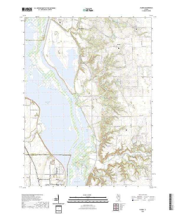 US Topo 7.5-minute map for Florid IL