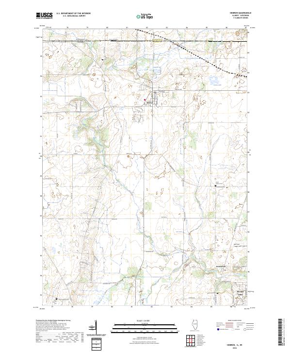 US Topo 7.5-minute map for Hebron ILWI