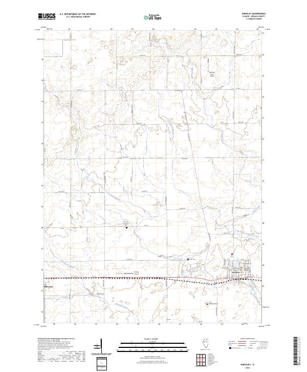 US Topo 7.5-minute map for Hinckley IL