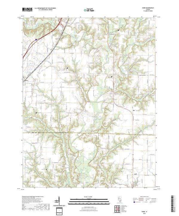 US Topo 7.5-minute map for Hord IL