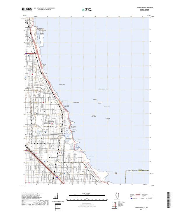 US Topo 7.5-minute map for Jackson Park ILIN