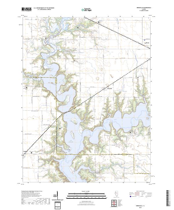 US Topo 7.5-minute map for Kirksville IL