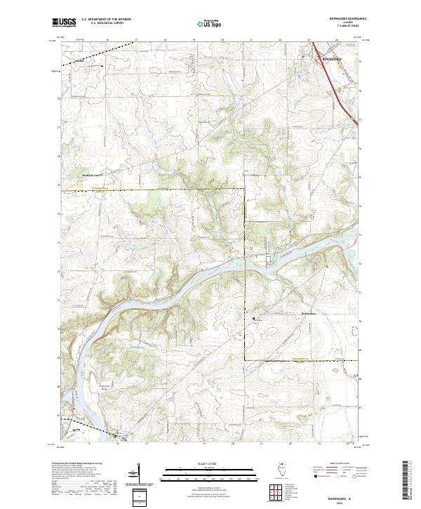 US Topo 7.5-minute map for Kishwaukee IL