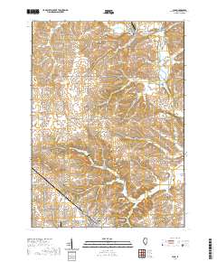 USGS US Topo 7.5-minute map for Lena IL 2021