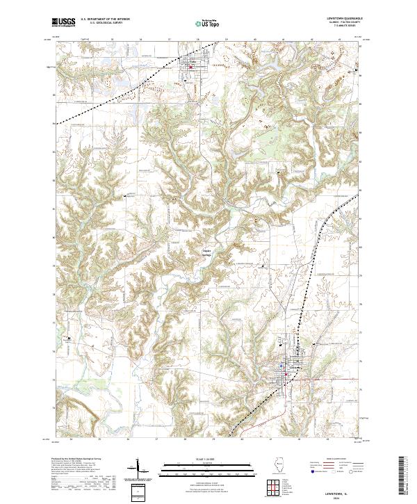 US Topo 7.5-minute map for Lewistown IL