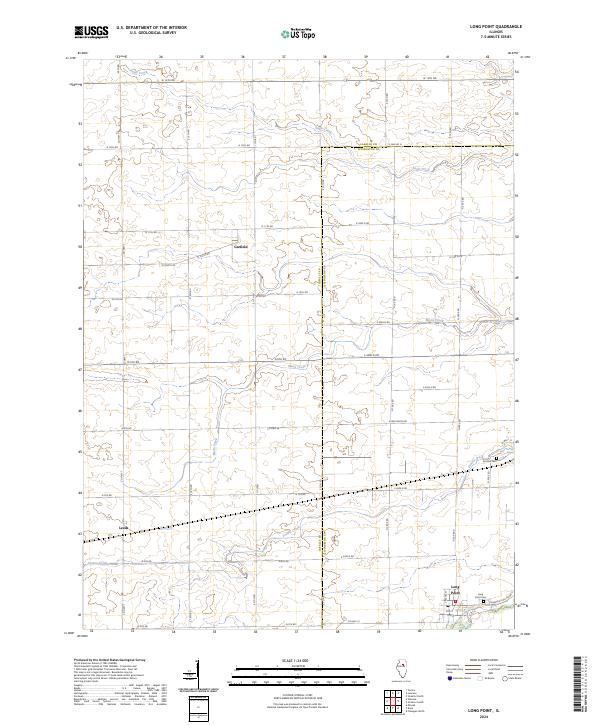 US Topo 7.5-minute map for Long Point IL