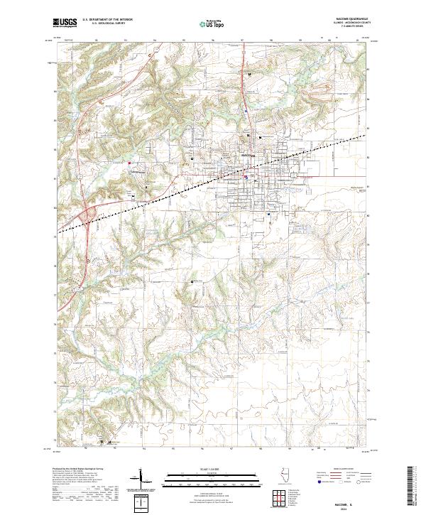 US Topo 7.5-minute map for Macomb IL