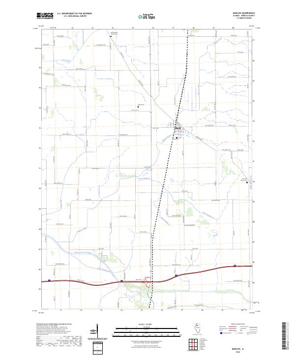 US Topo 7.5-minute map for Manlius IL