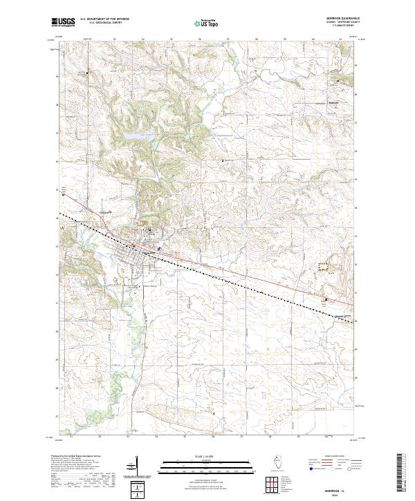 US Topo 7.5-minute map for Morrison IL