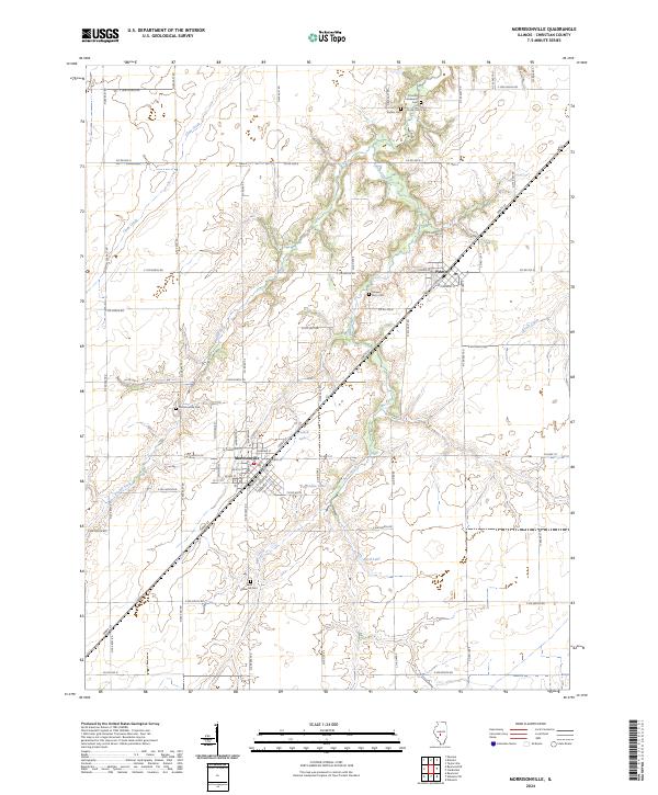 US Topo 7.5-minute map for Morrisonville IL