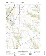 US Topo 7.5-minute map for Mount Olive IL