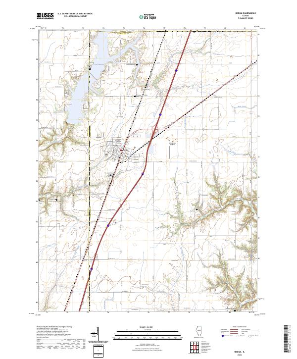 US Topo 7.5-minute map for Neoga IL