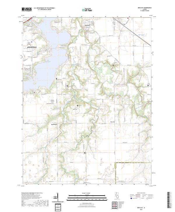 US Topo 7.5-minute map for New City IL