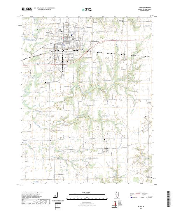 US Topo 7.5-minute map for Olney IL