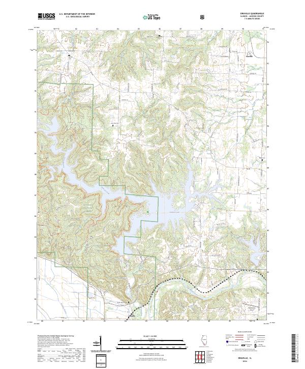 US Topo 7.5-minute map for Oraville IL