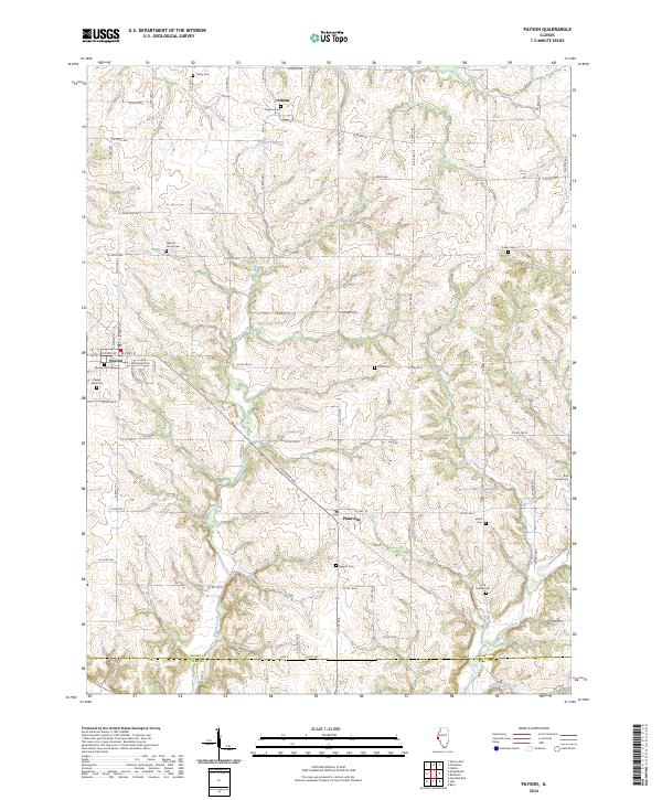 US Topo 7.5-minute map for Payson IL