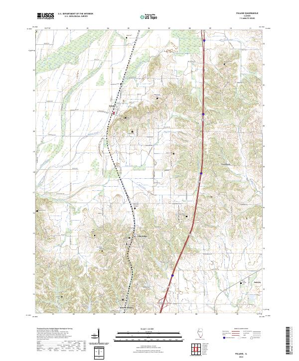 US Topo 7.5-minute map for Pulaski IL