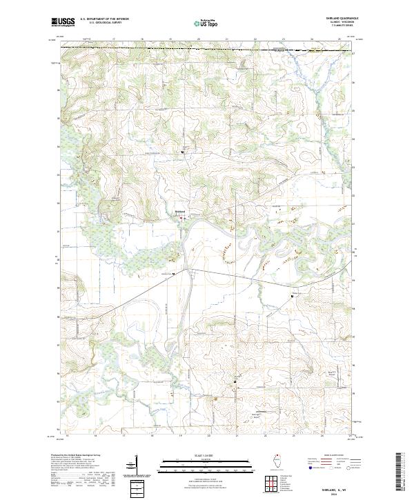 US Topo 7.5-minute map for Shirland ILWI