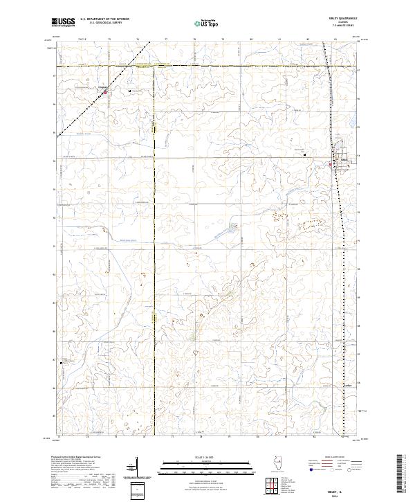 US Topo 7.5-minute map for Sibley IL