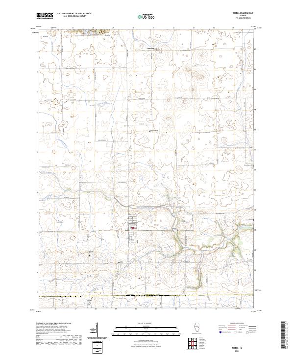 US Topo 7.5-minute map for Sidell IL