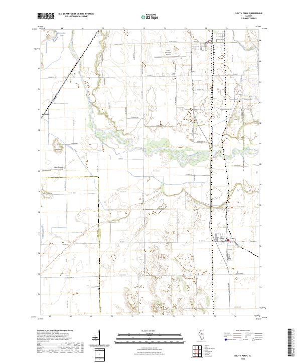 US Topo 7.5-minute map for South Pekin IL