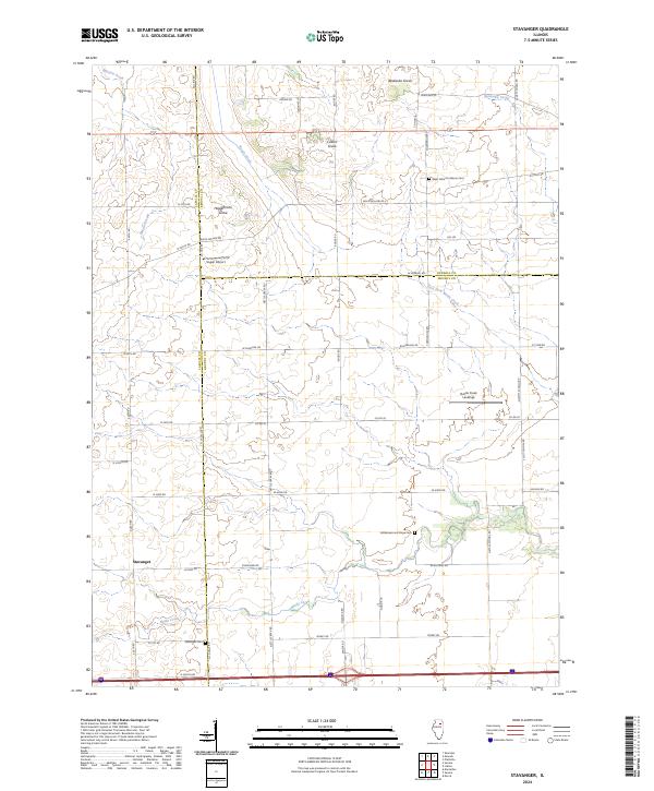 US Topo 7.5-minute map for Stavanger IL