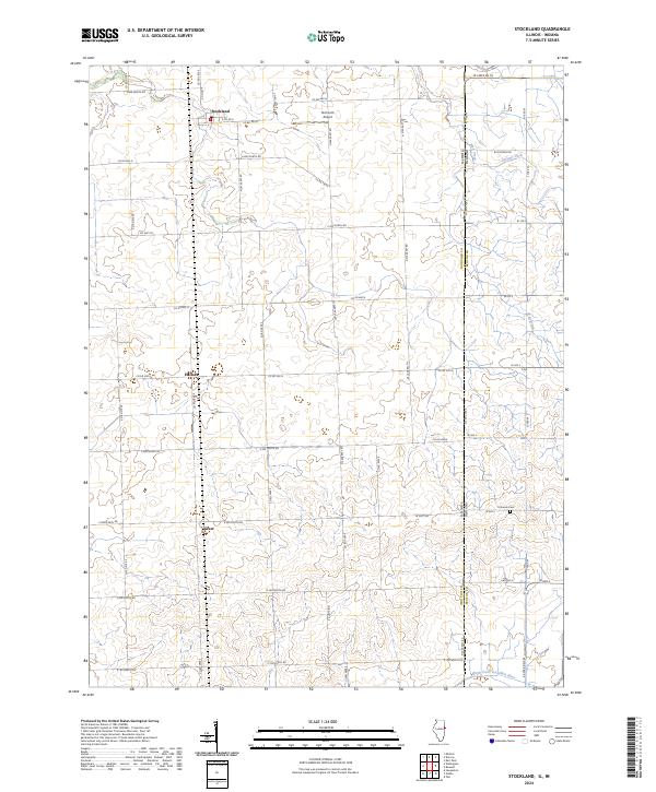 US Topo 7.5-minute map for Stockland ILIN
