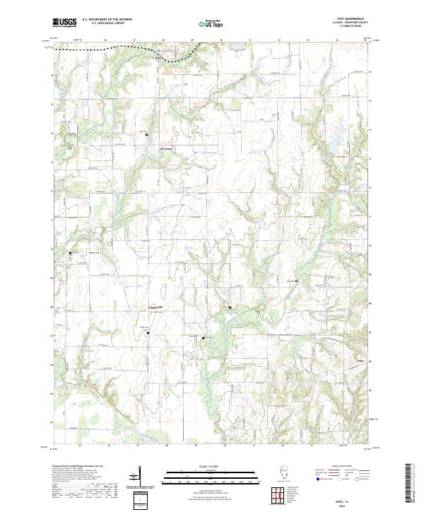 US Topo 7.5-minute map for Stoy IL