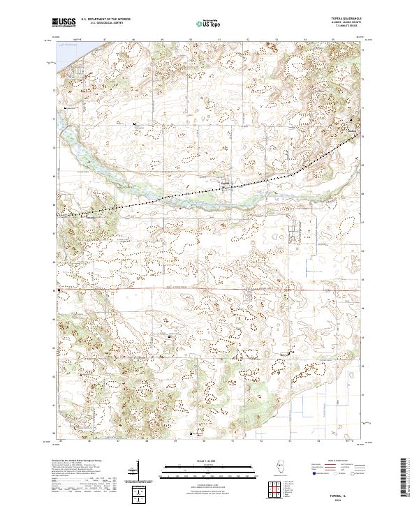 US Topo 7.5-minute map for Topeka IL