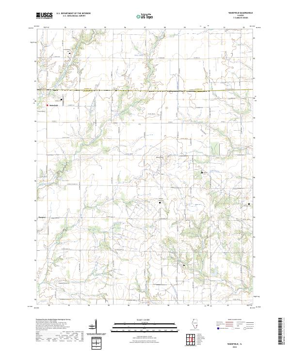 US Topo 7.5-minute map for Wakefield IL