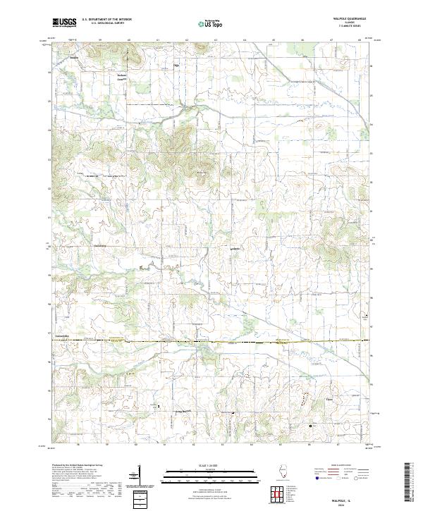 US Topo 7.5-minute map for Walpole IL