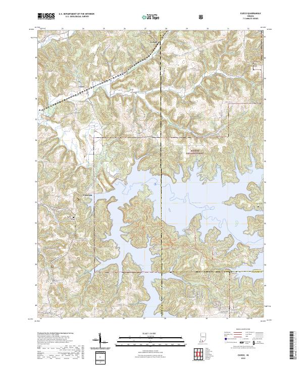US Topo 7.5-minute map for Cuzco IN