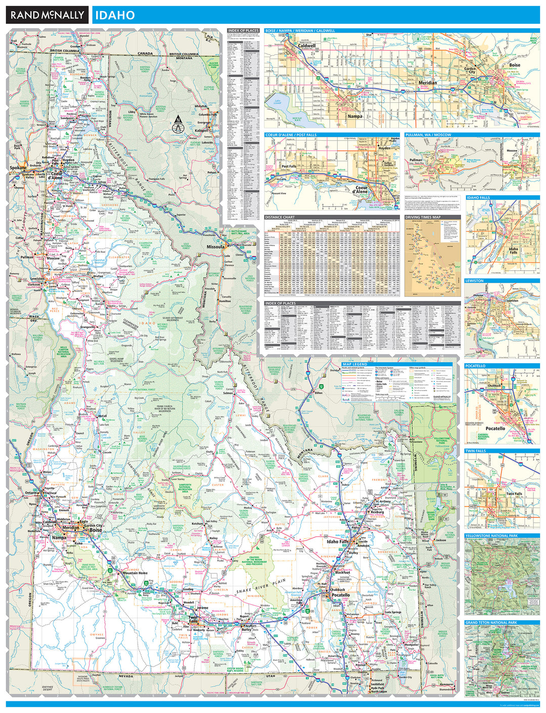 Idaho by Rand McNally