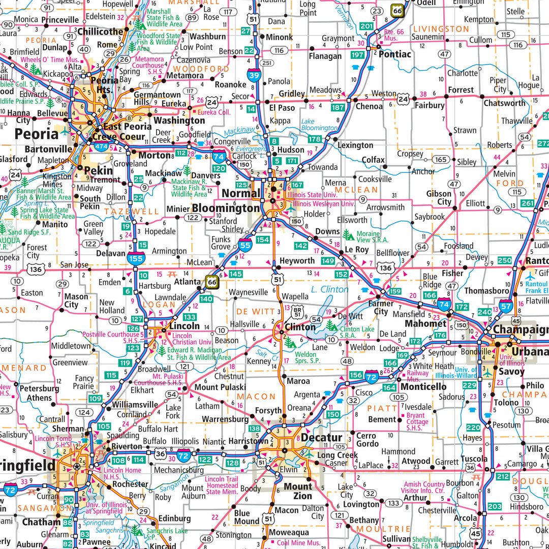 Illinois by Rand McNally