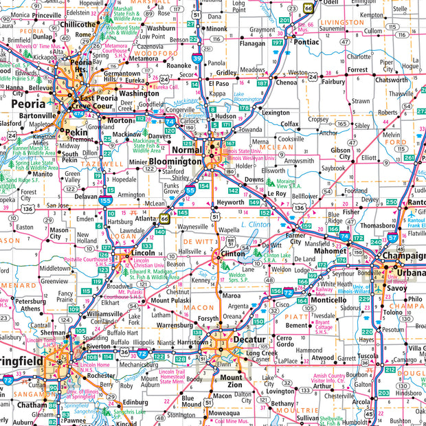 Illinois by Rand McNally
