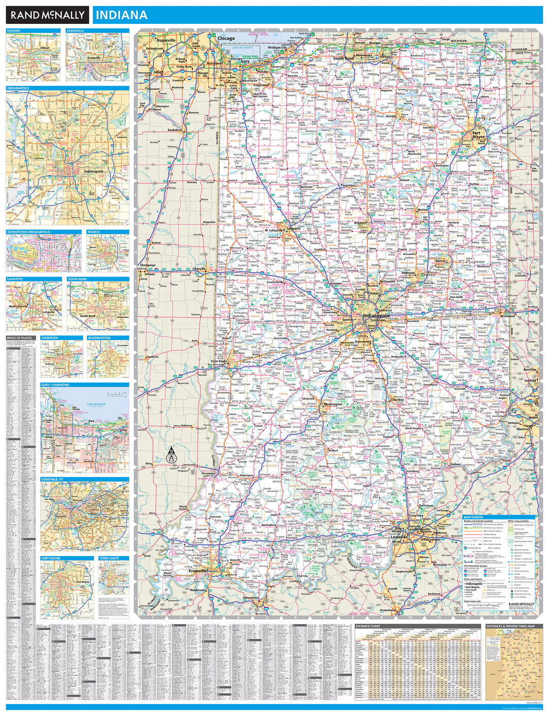 Indiana by Rand McNally