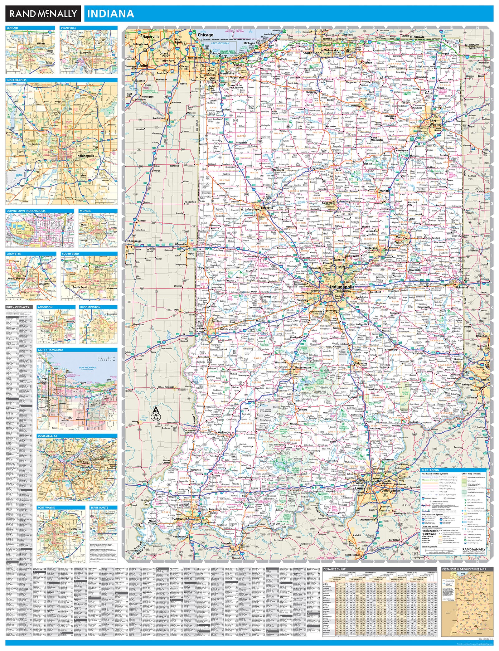 Indiana by Rand McNally