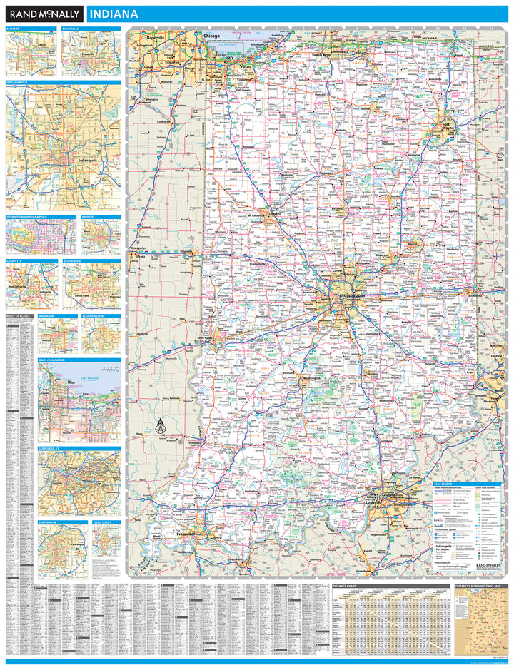 Indiana by Rand McNally