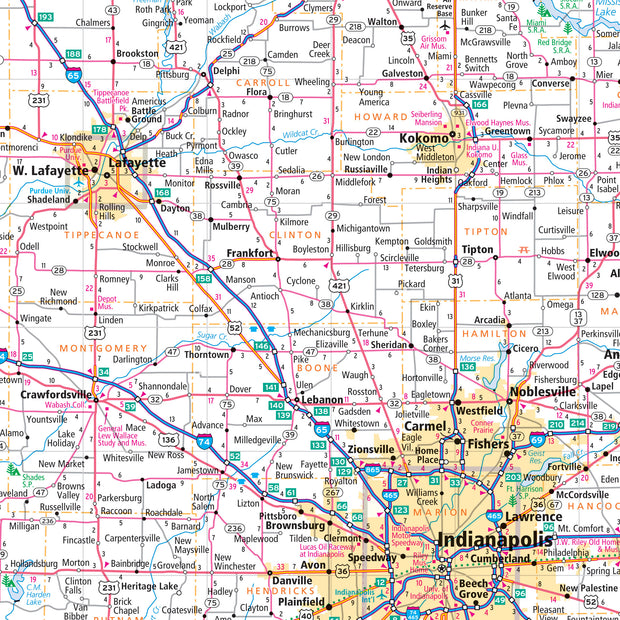 Indiana by Rand McNally