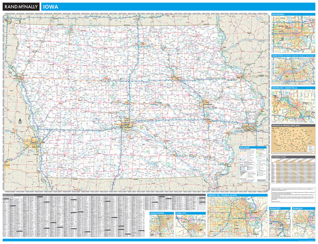 Iowa by Rand McNally