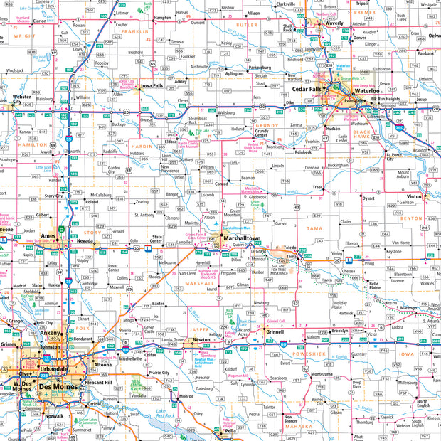 Iowa by Rand McNally