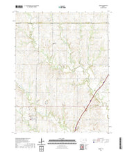 US Topo 7.5-minute map for Admire KS